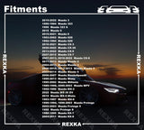 Rexka 20 piece Mazda quarter trim clips — view 4