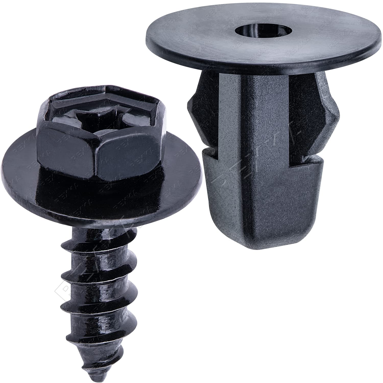 Rexka 15 set Toyota fender liner screw kit — view 2