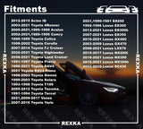 Rexka 15 set Toyota fender liner screw kit — view 4