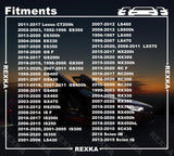 Rexka 20 piece Toyota weatherstrip clips — view 4