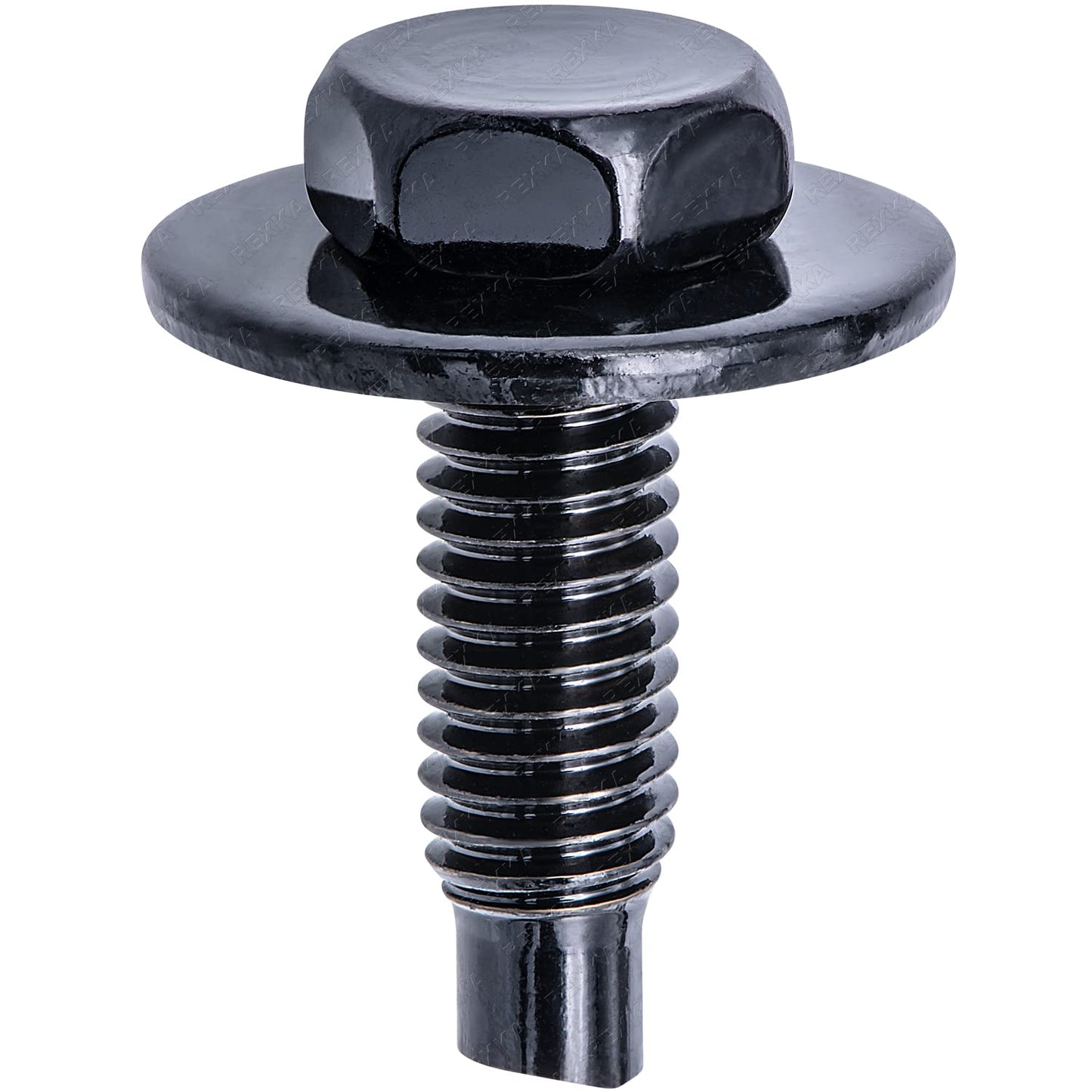 Rexka 10 piece Nissan hex head bolts — view 3