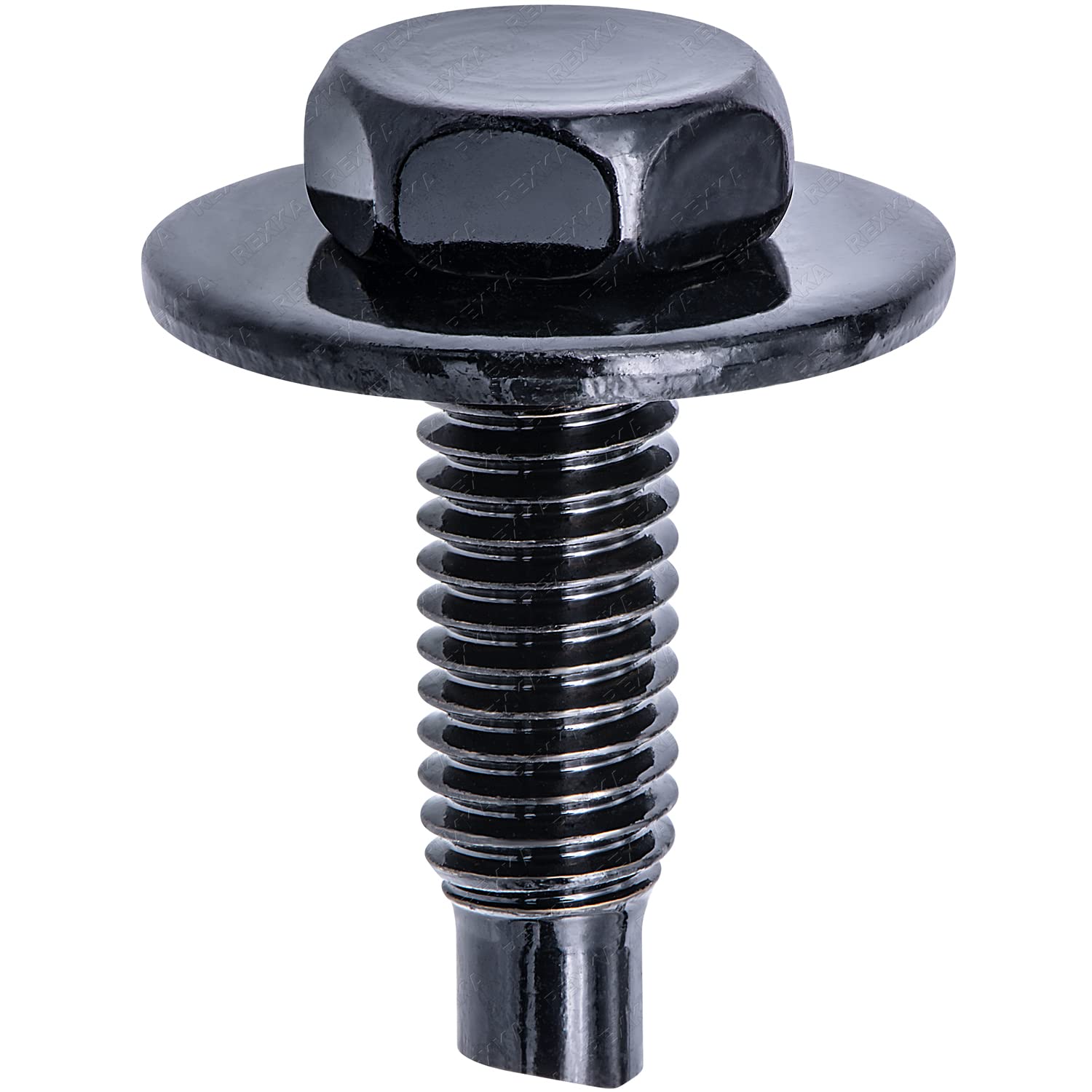 Rexka 10 piece Nissan hex head bolts — view 3