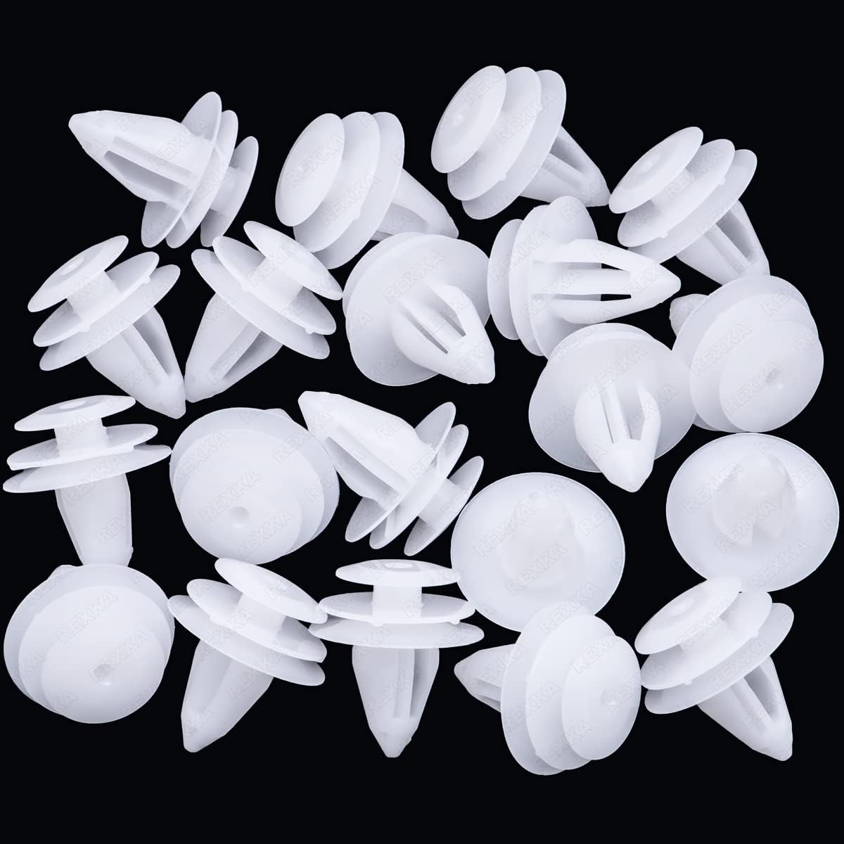 Rexka 20 piece Nissan door trim clips — view 3