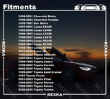 Rexka 25 piece Toyota door trim clips — view 4