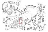 Rexka 15 piece VW Audi door panel clips — view 7