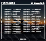 Rexka 30 piece Toyota splash shield clips — view 4