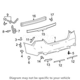 Rexka 30 piece Toyota splash shield clips — view 7