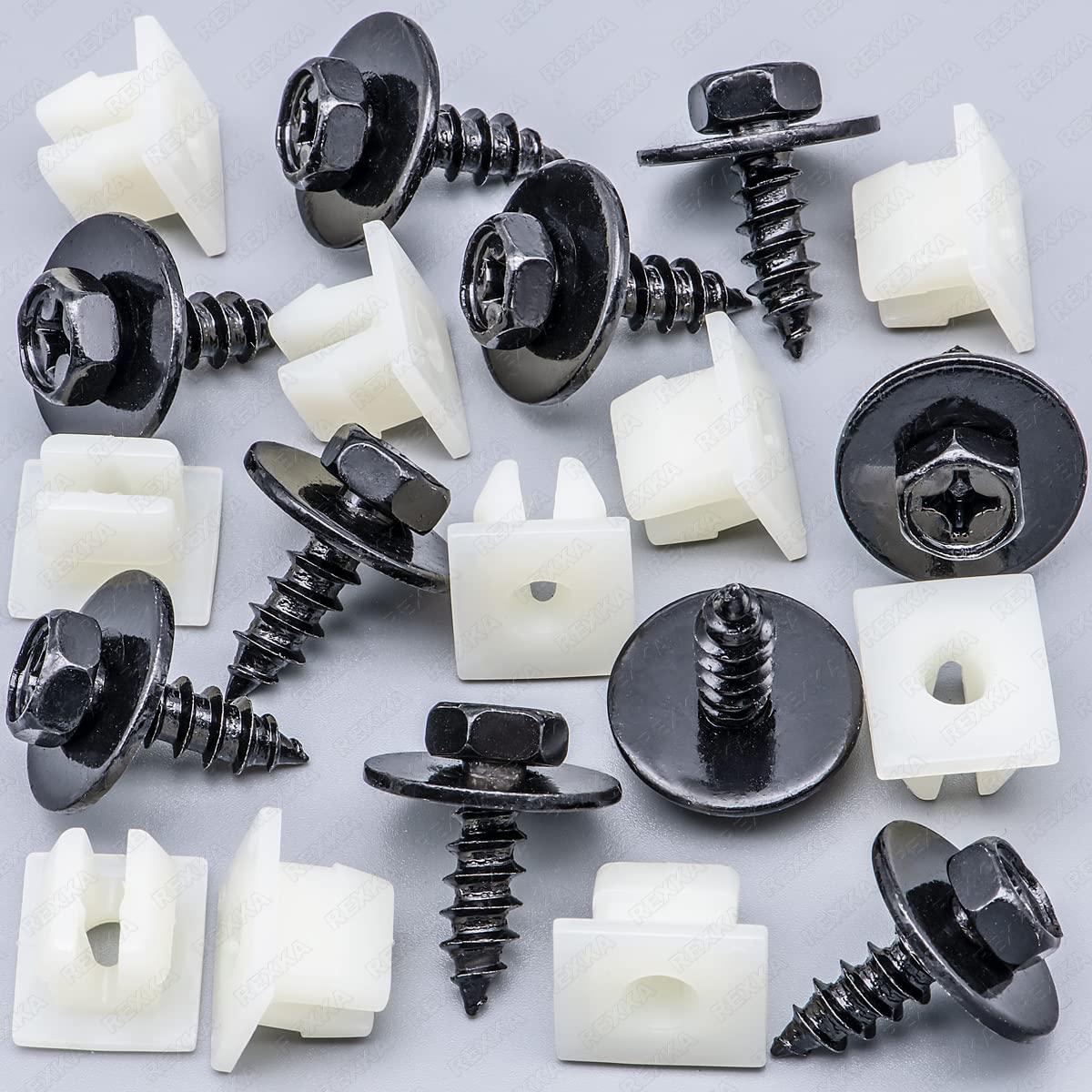 Rexka 10 set Toyota splash shield grommet kit — view 2