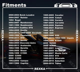 Rexka 20 piece GM Ford door lock rod clips — view 4