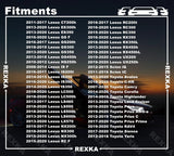 Rexka 30 piece Toyota splash shield clips — view 4