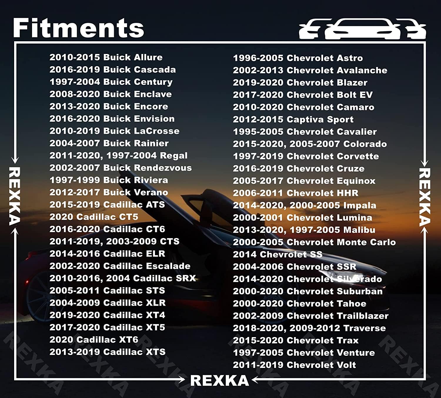 Rexka 25 piece GM fender liner bolts — view 4