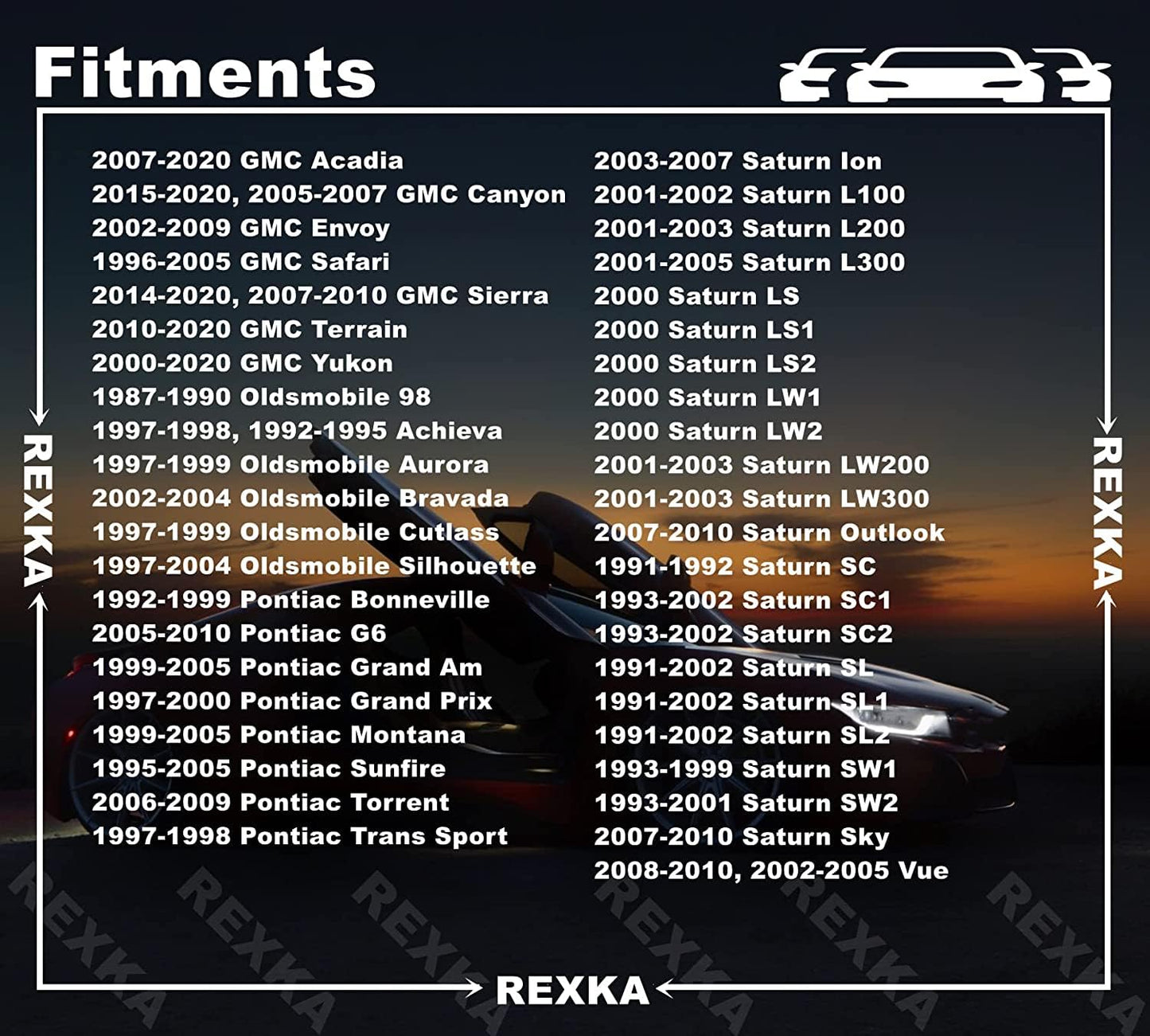 Rexka 25 piece GM fender liner bolts — view 5