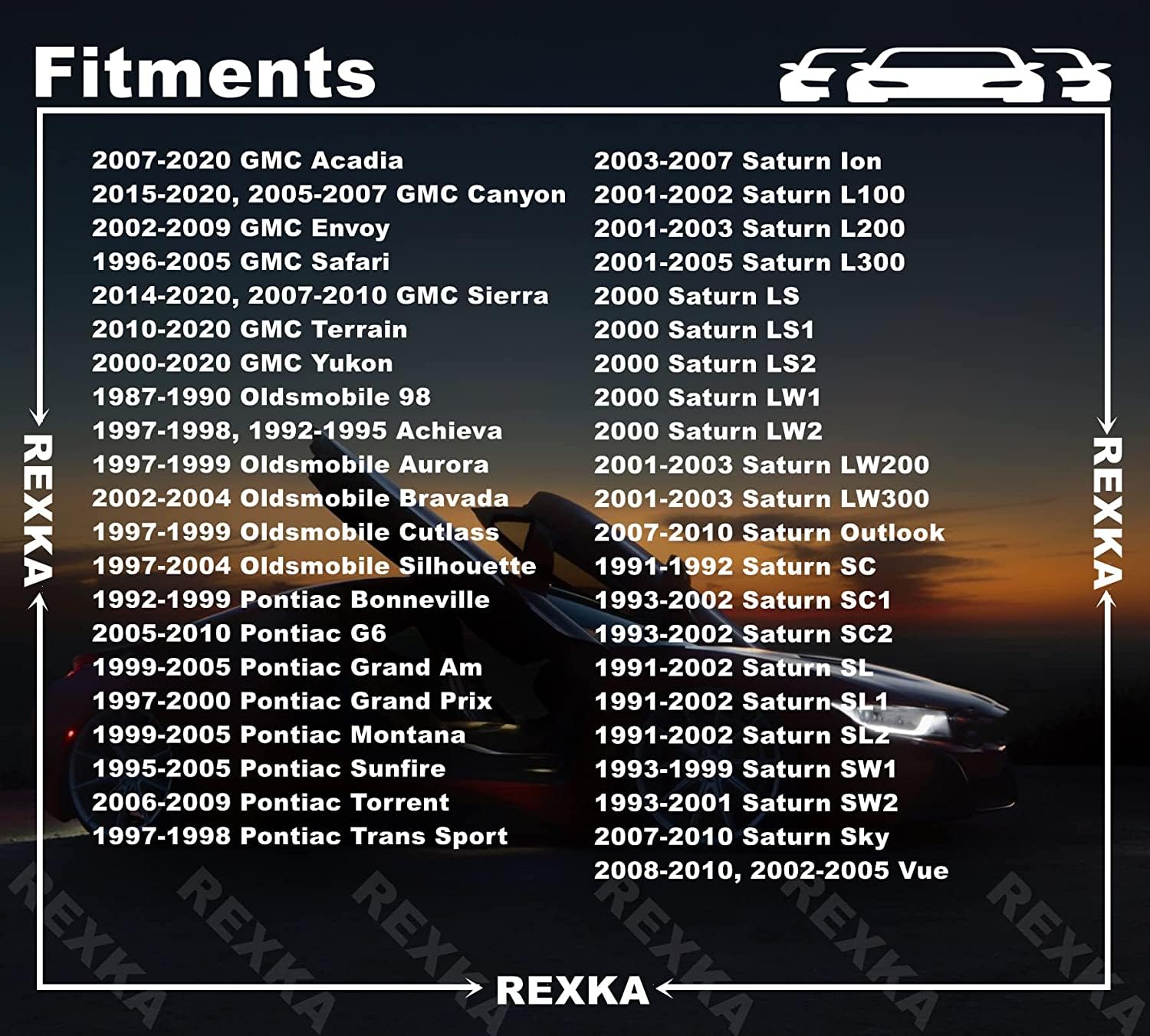 Rexka 25 piece GM fender liner bolts — view 5