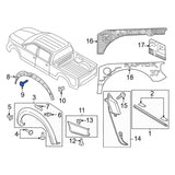 Rexka 25 piece GM fender liner bolts — view 7