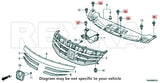 Rexka 40 piece Honda Acura grille clips — view 8