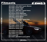 Rexka 15 piece Toyota Lexus fender flare clips — view 4