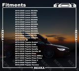 Rexka 20 piece Toyota Lexus trim clips — view 4