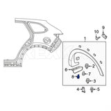 Rexka 20 piece Land Rover trim clips — view 7