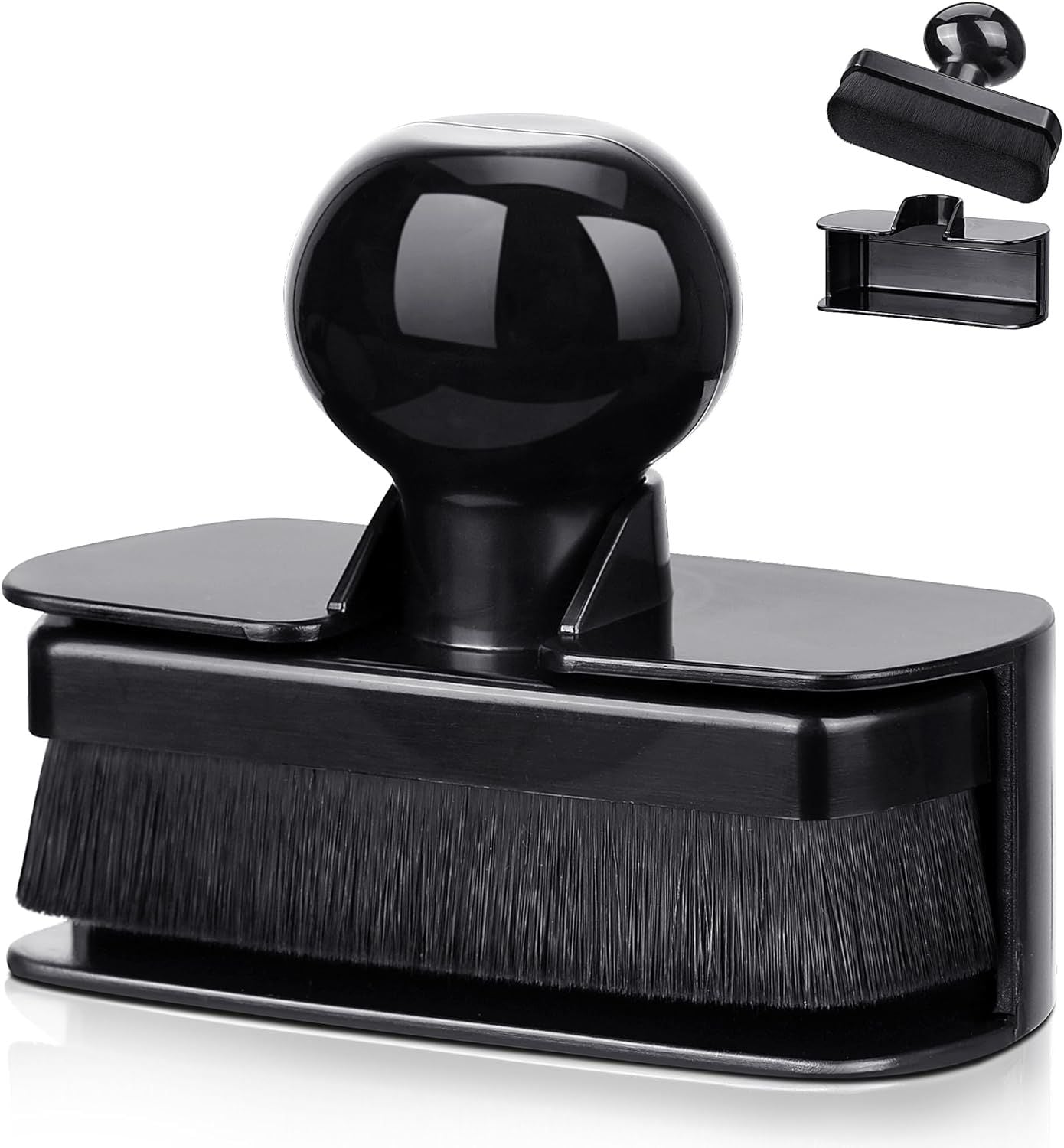 Vegan Tyre Shine Applicator Brush with Stand — view 2