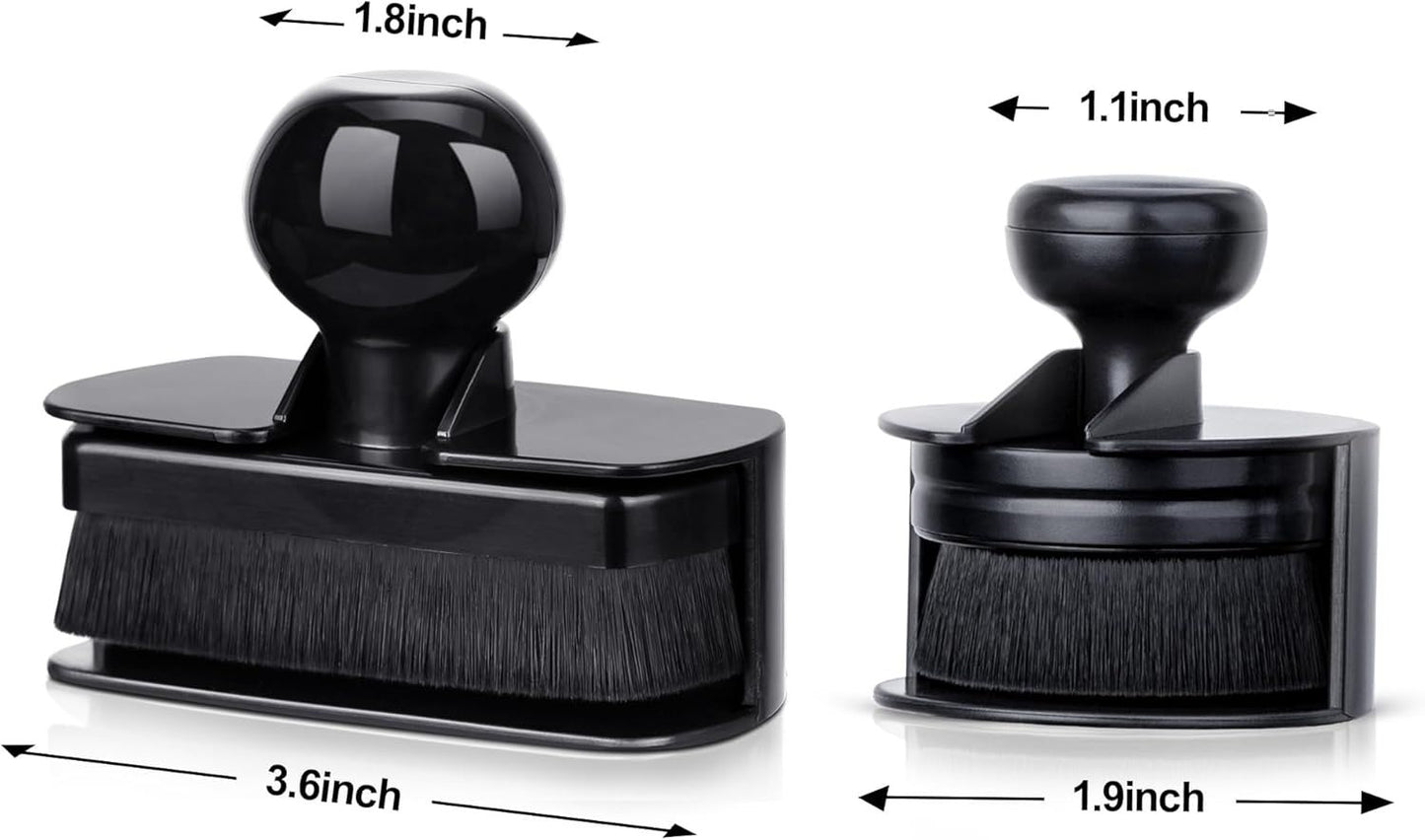 Vegan Tyre Shine Applicator Brush with Stand — view 3