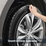 Vegan Tyre Shine Applicator Brush with Stand — view 5