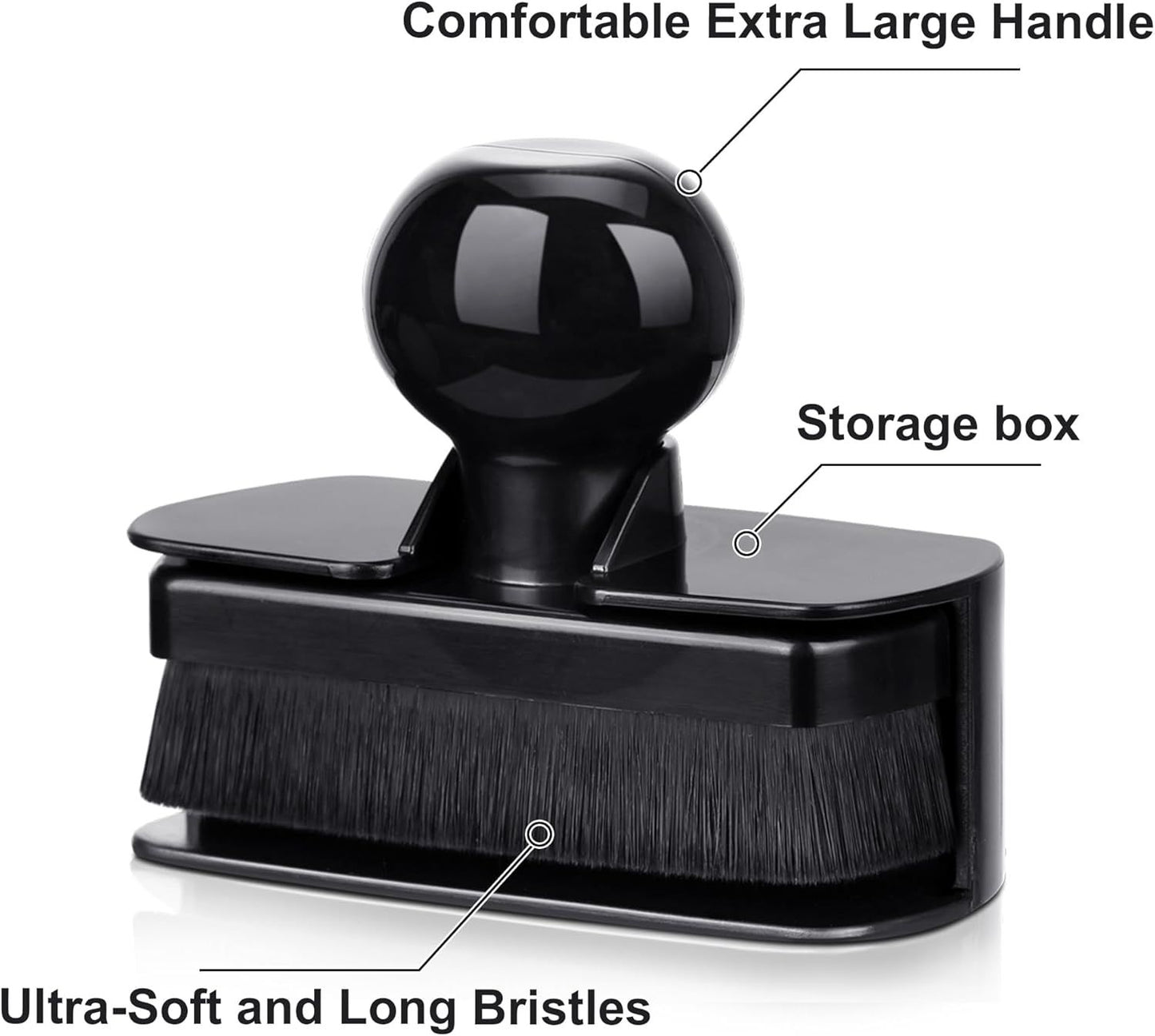 Vegan Tyre Shine Applicator Brush with Stand — view 6