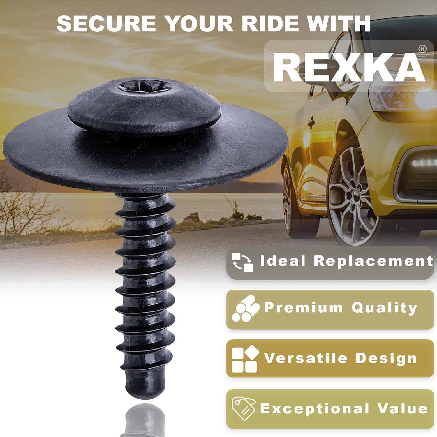 Rexka 20 set GM fender liner screw nuts — view 4