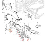 Rexka 20 set GM fender liner screw nuts — view 6