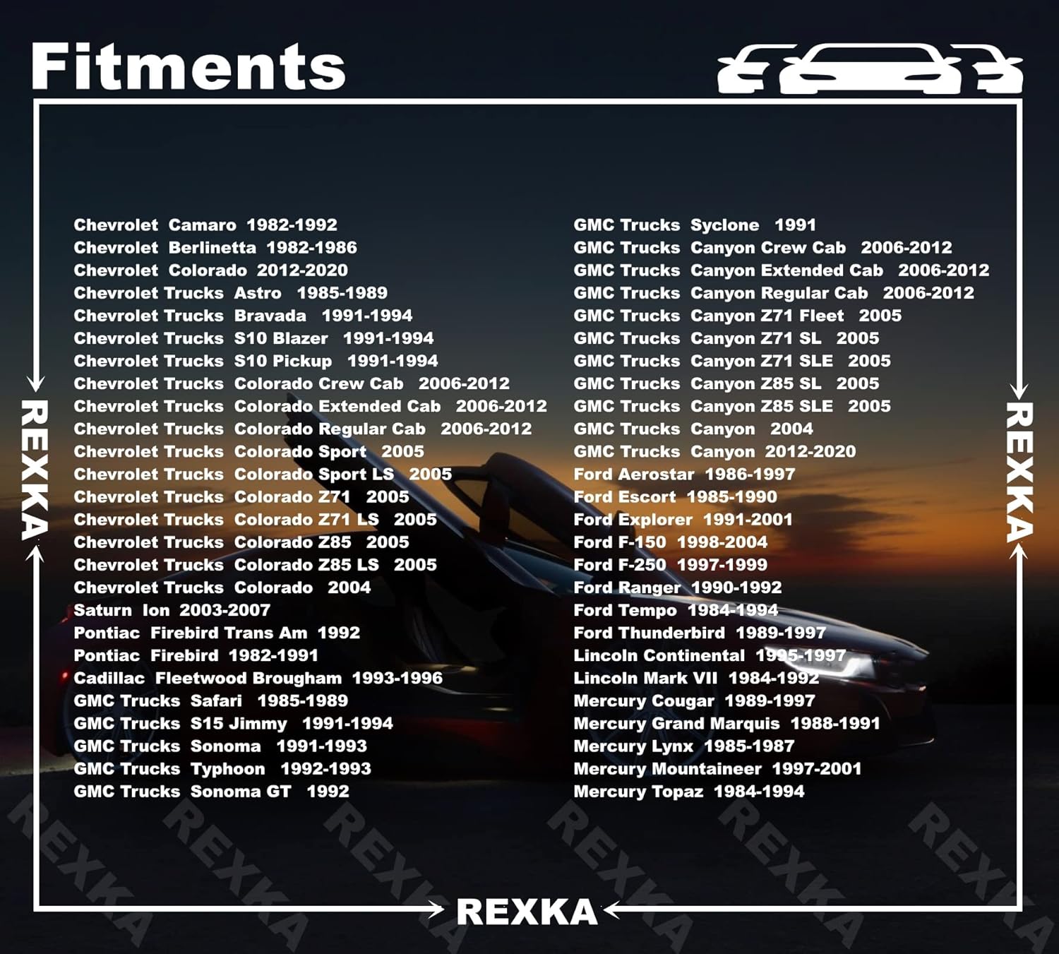 Rexka 15 set GM U nut and body bolt kit — view 5
