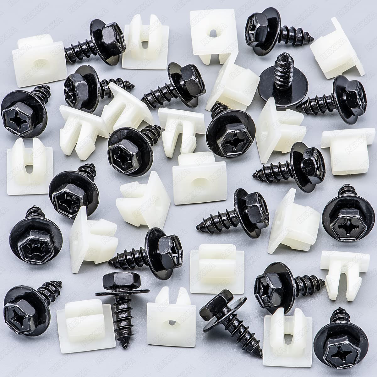 Rexka 20 set Toyota splash shield screw kit — view 2