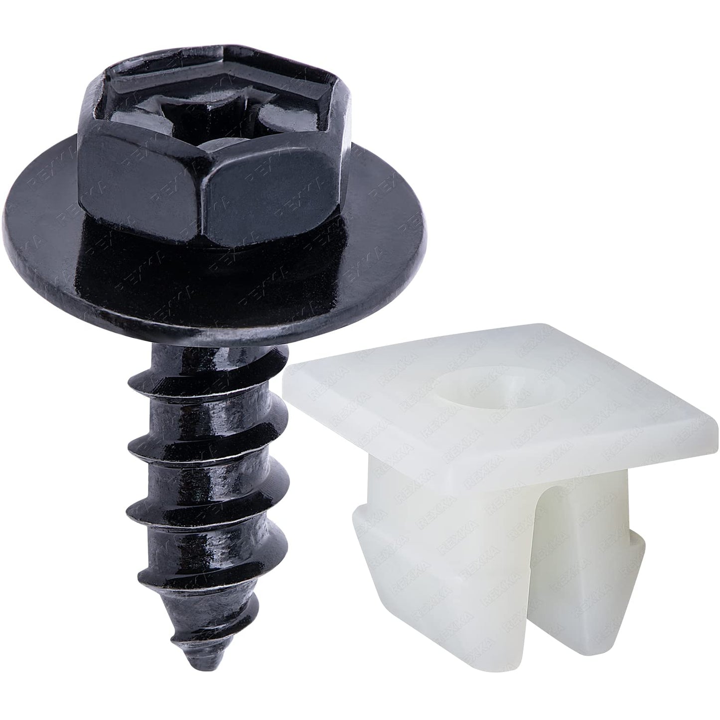 Rexka 20 set Toyota splash shield screw kit — view 3