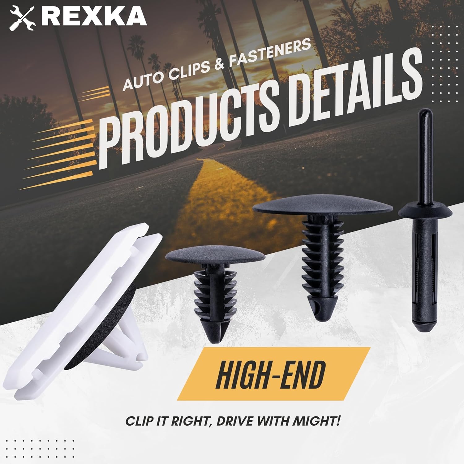 Rexka 80 piece Jeep fender flare hardware kit — view 4
