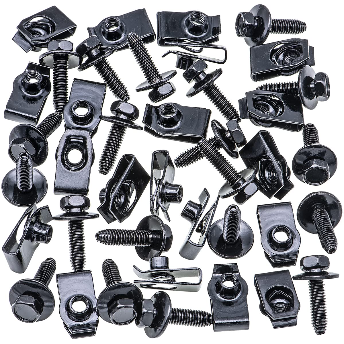 Rexka 20 set M6 U nut and body bolt kit — view 3