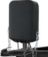 RV electric tongue jack cover, black — view 2