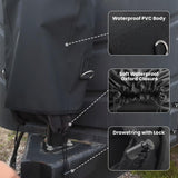 RV electric tongue jack cover, black — view 5