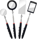 4PCS Telescoping Inspection Mirror LED Lighted Inspection — view 2