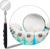 4PCS Telescoping Inspection Mirror LED Lighted Inspection — view 7
