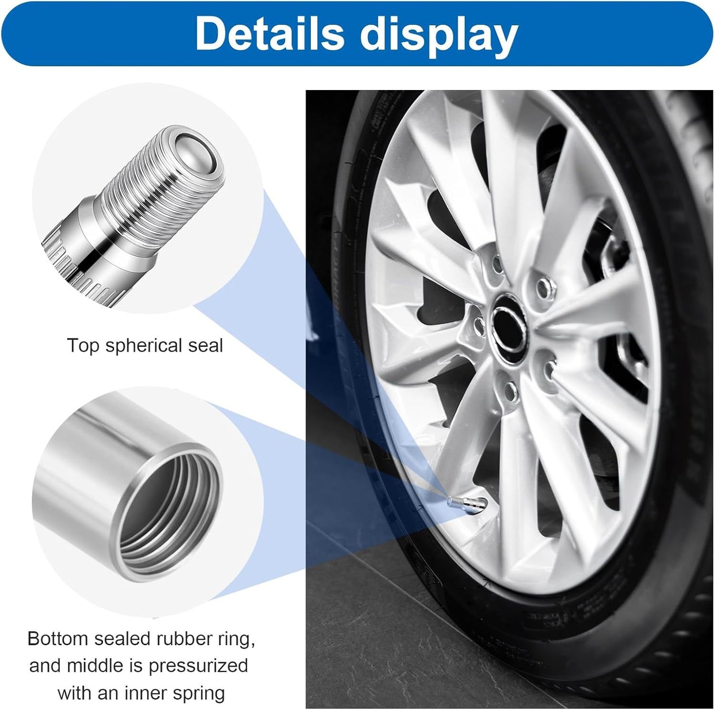 4Pcs Tyre Valve Extender — view 4