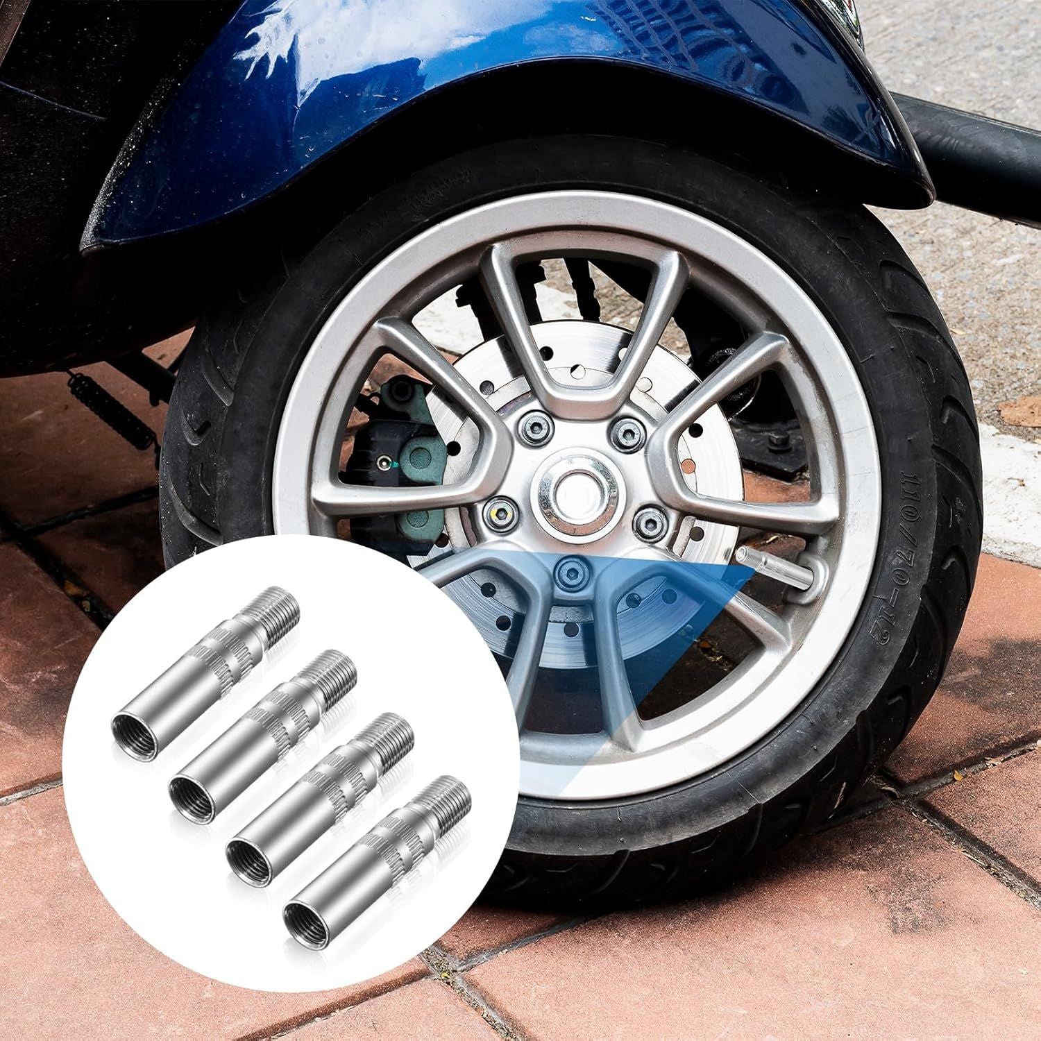 4Pcs Tyre Valve Extender — view 7