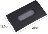 Car visor tissue box, black — view 3