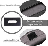 Car visor tissue box, black — view 5