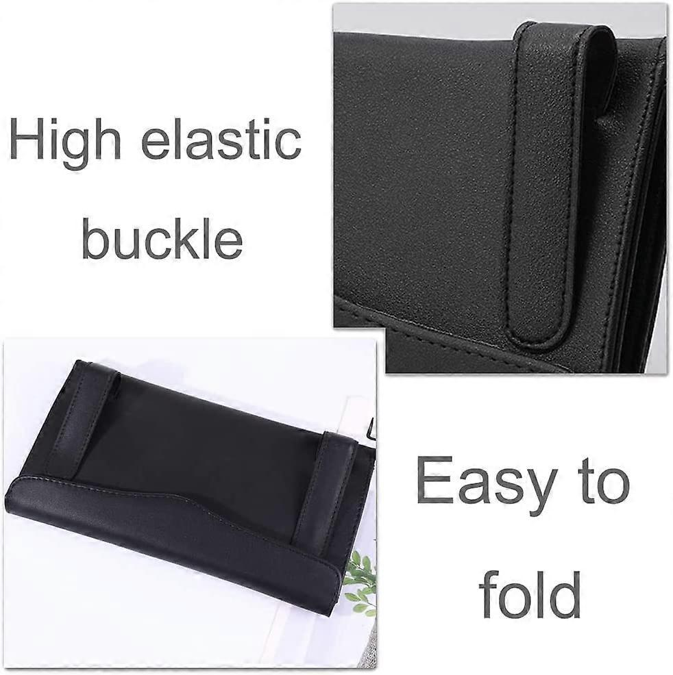Car visor tissue box, black — view 6