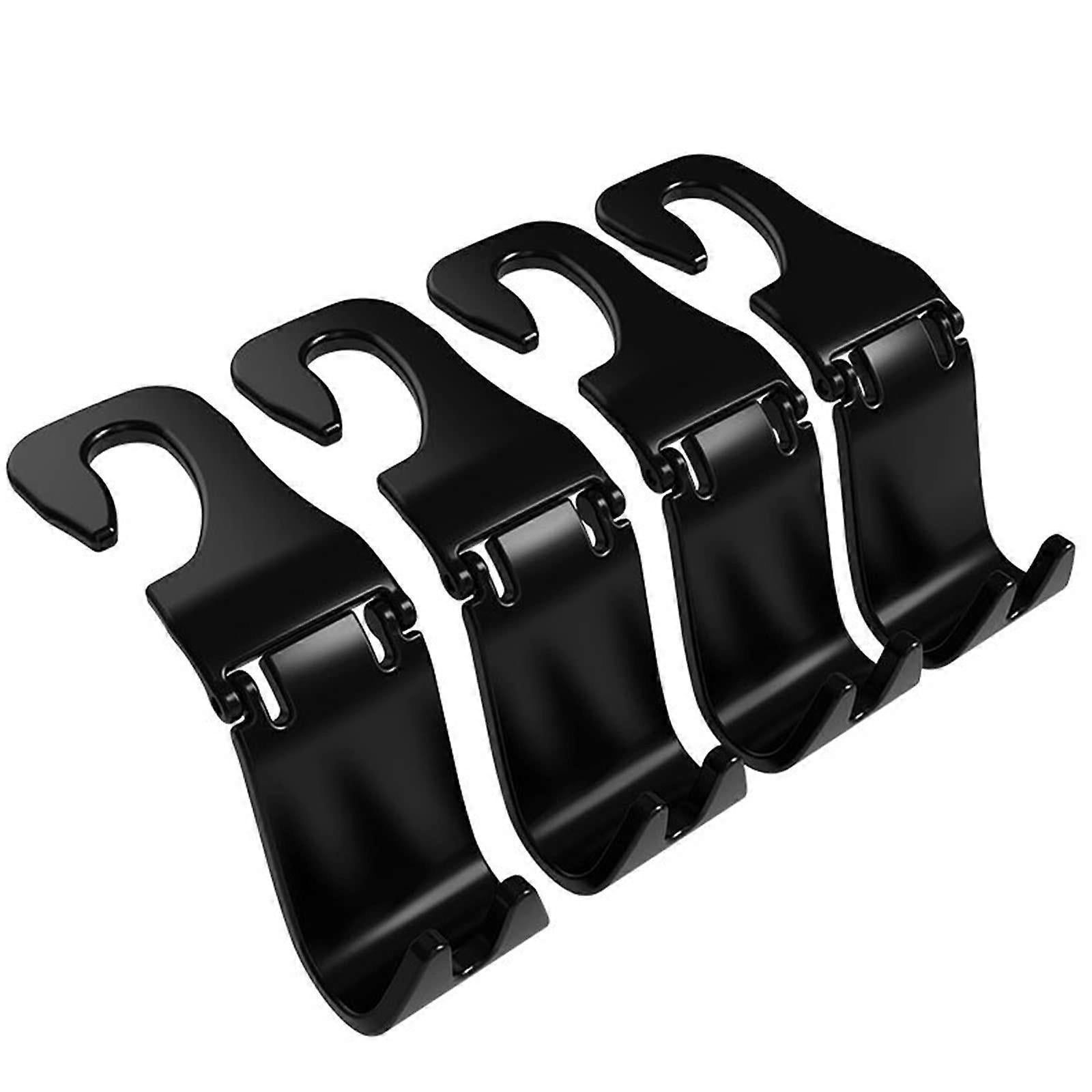 Car back seat headrest storage hooks — view 2