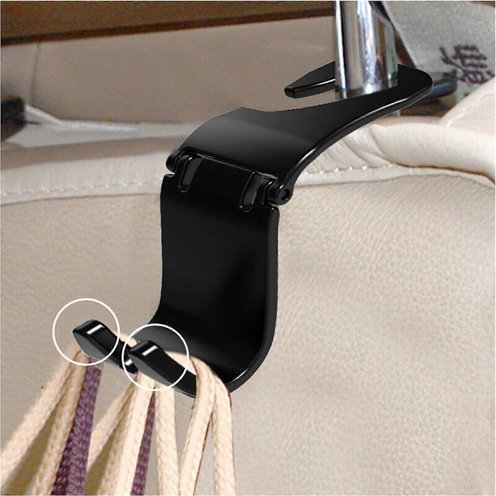 Car back seat headrest storage hooks — view 4