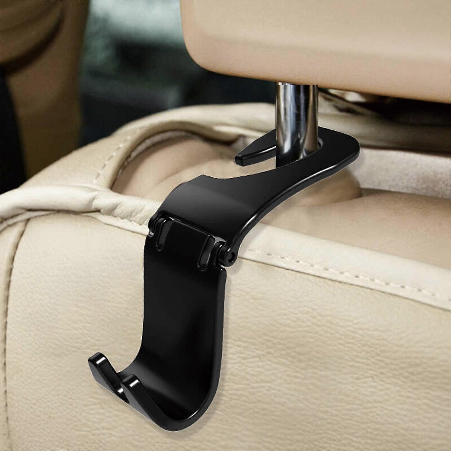 Car back seat headrest storage hooks — view 5