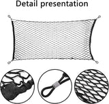 Universal car trunk storage net, black — view 4