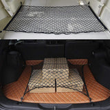Universal car trunk storage net, black — view 5