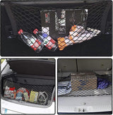 Universal car trunk storage net, black — view 6