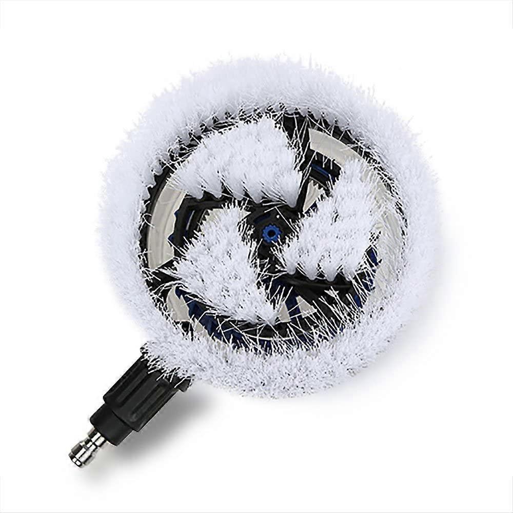 Rotating pressure washer wash brush — view 3