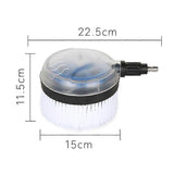 Rotating pressure washer wash brush — view 4